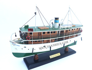 Gia รุ่นเรือสำราญทำจากไม้สำหรับตกแต่งบ้านหรือเป็นของขวัญดีไซน์ตามสั่งจากผู้ผลิต - Product Image 2