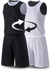 Vente en gros de maillots et shorts de basket-ball personnalisés colorés imprimés par sublimation kit de vêtements de sport d'entraînement d'uniforme d'équipe à séchage rapide - Product Image 6