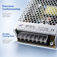 Alimentation à découpage LRS-100-15 100W 15V 7A, convertisseur AC/DC industriel SMPS ultra-mince 30mm CE