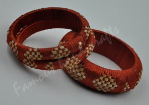 Bracelet en rotin pour femme Bracelet de bijoux en bambou naturel artisanal - Product Image 5