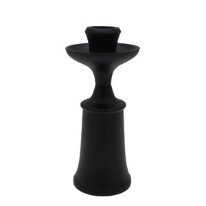 Bougeoirs coniques en métal fini or à la mode décoration de table personnalisée à la main pour la maison mariage ou Noël - Product Image 3