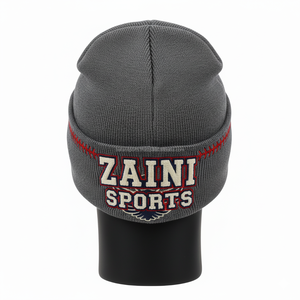 Gorro de invierno para mujer, gorro de punto acrílico 280 GSM, tejido elástico suave Premium, logotipo bordado personalizado, gorro informal de jacquard - Product Image 2