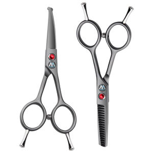 Tijeras profesionales de acero inoxidable para perros de 7,5 pulgadas, tijeras rectas para mascotas, incluidos perros, gatos, otros animales - Product Image 4