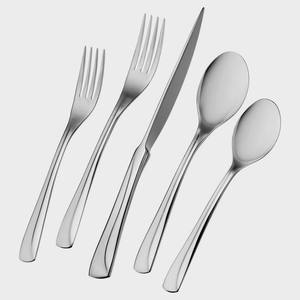 Vente de luxe Fabricant indien Couverts de qualité supérieure Ensemble de couverts en acier inoxydable Finition argentée pour les articles de fête - Product Image 4