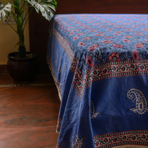 Sábana de Algodón Estampada a Mano |   Sábana con Estampado Floral Paisley |   Ropa de Cama Hecha a Mano en India para Venta al por Mayor - Product Image 2