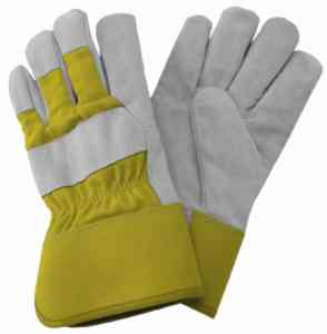 Guantes de trabajo de cuero de última llegada, diseño de protección de manos, diseño personalizado, colores pesados, guantes de trabajo de cuero antiquímicos - Product Image 4