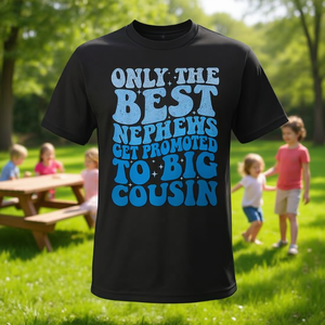 T-Shirt Personalizzabile per Cugini del Futuro, Solo per Nipoti, la Migliore Maglietta Promozionale - Product Image 3