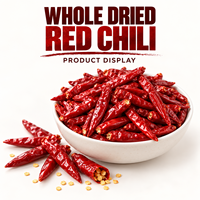 Piments rouges séchés entiers en vrac avec emballage personnalisé pour hot pot et assaisonnement