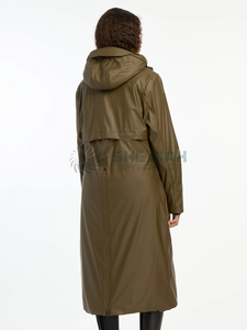 Manteau long imperméable pour femmes pour l'équitation vêtements équestres coupe-vent respirant vêtements d'extérieur isolés design trench élégant - Product Image 5