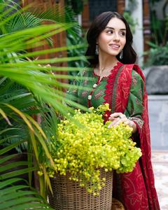 ชุดสูทสตรีพื้นเมืองปากีสถานดีไซน์สวยโดย ajm 1090บ้าน - Product Image 3