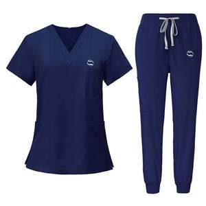 Costumes de gommage Stretch respirant femmes ensembles survêtement soins infirmiers gommages uniformes médical Spandex hôpital gommages uniformes ensembles - Product Image 1