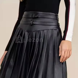 New Arrival <b>Leather</b> <b>Skirts</b> for Women With Classic Appeal <b>Plus</b> <b>Size</b> <b>Leather</b> <b>Skirts</b> for Women Comfortable Fit - Product Image 5