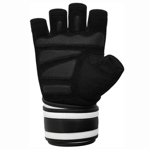 Gants de musculation en cuir de haute qualité, respirants, unisexes, avec support pour les poignets, nouveau design - Product Image 3