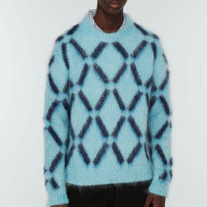 Suéter de Hombre de Cachemira y Lana, Tejido Personalizado, con Logotipo Personalizado, Transpirable, Antiarrugas, para Invierno, Precio al por Mayor - Product Image 1