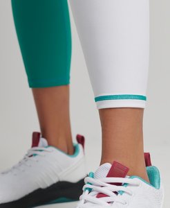 Leggings personnalisés avec logo pour femmes, taille haute, vêtements de sport pour la salle de sport, leggings de yoga qui rehaussent les fesses, leggings de yoga élastiques à compression, sans couture - Product Image 5