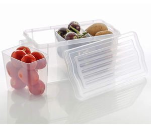 Juego de Recipientes Rectangulares Transparentes de PP para Almacenamiento de Alimentos, Ecológicos, Conservan la Frescura, Organizan la Cocina - Product Image 2