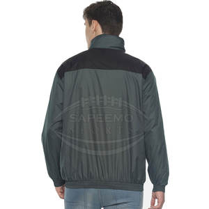 เสื้อแจ็กเก็ตสำหรับวิ่งของผู้ชายมีผ้ายืดคอตั้งโลโก้ด้านหน้าระบายอากาศได้ดีสำหรับฝึกซ้อมและกรีฑา - Product Image 2