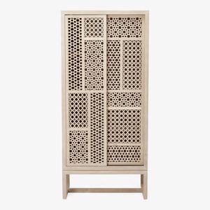 Incrustation d'os présentant des designs de luxe intégrés Armoire de chevet Table de chevet incrustation d'os Meubles de salon de l'Inde - Product Image 1