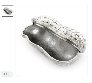 Unique Decorative Silver Bowl Artistic Luxury Tabletop Centerpiece Elegant Home Accent Statement Piece - Product Image 5