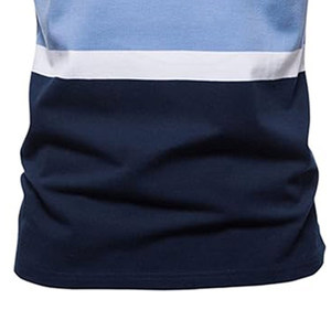 Nouveau coton couleur unie polo classique à manches courtes de qualité supérieure décontracté affaires social hommes polos - Product Image 6