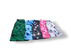 Short de gymnastique taille moyenne pour homme avec motif solide Sublimation Short de bain de haut niveau Poches tissées - Product Image 6