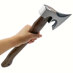 Vente en gros personnalisé de haute qualité OEM ODM service multi-usages durable hache tranchante lame de qualité industrielle manche en bois hache - Product Image 3