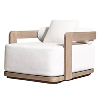 Ensemble de canapés modulaires d'extérieur modernes 14 places en teck, résistant aux intempéries, aménagement personnalisable, sièges spacieux et durables pour patio et hôtel