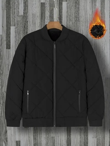 Boomletcorp Coated <b>Canvas</b> High Quality Winter Waterproof Reversible Windproof Plus Size Men's Quilted <b>Jacket</b> - Product Image 4