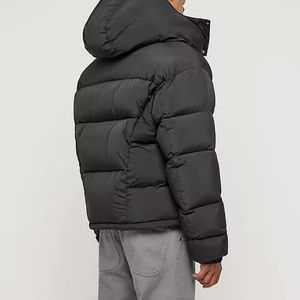 Veste en duvet d'hiver avec logo personnalisé, conception par sublimation, veste en duvet de canard de haute qualité, veste polaire d'extérieur surdimensionnée et ample pour hommes - Product Image 5