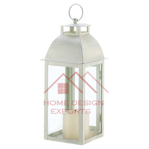 Farol de Metal Alto Hecho a Mano con Acabado Negro Mate, Faroles de Metal Decorativos para Bodas - Product Image 5
