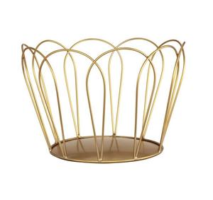 Décoration d'intérieur galvanisée Articles de cuisine Service de nourriture en forme de fleur Qualité supérieure avec base en métal - Product Image 6