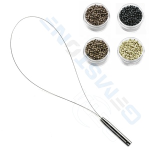 Stainless Steel Hair Extension Loop Tool–Professional Micro Ring & Nano Bead Threading Needle hair extension installation tool - Product Image 5