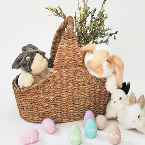 Cestas de algas marinas marrones naturales al por mayor con un solo Mango, Cestas tejidas para el hogar de alta calidad, la cocina y el jardín - Product Image 1