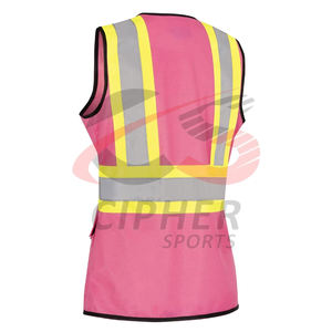 Chaleco de seguridad para mujer nuevo estilo superventas precio al por mayor con bolsillo hecho en el mejor material Chaleco de trabajo de seguridad para mujer - Product Image 2