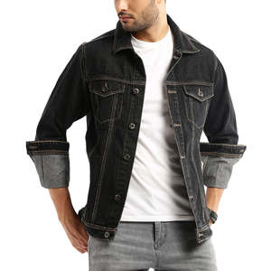 Hot Selling in High Quality Comfortable Men Denim <b>Jackets</b> Factory Custom New Fashion Men Denim <b>Jackets</b> for Casual Wear OEM - Product Image 1