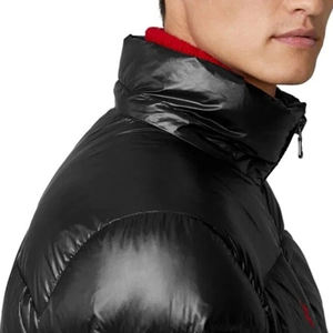 Chaqueta acolchada corta acolchada para hombre, abrigos estilo Streetwear Color negro puro logotipo personalizado e impresión disponible chaqueta para hombre - Product Image 6