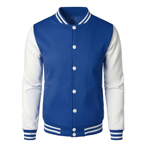 Full Sleeve Men Wear Stylish Covered With Button Fashionable Varsity Jacket High Street Men's Jackets From Pakistan - Product Image 1