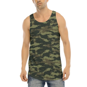 Débardeur de sublimation pour hommes de qualité supérieure confortable imprimé couleur unie pour une utilisation en salle de sport prix de gros unisexe - Product Image 1