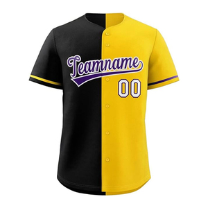 เสื้อเบสบอลสำหรับผู้ชายเสื้อแจ็คเก็ตพิมพ์ลายทางสีม่วง - Product Image 3