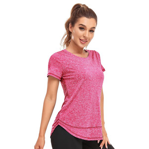 T-shirts respirants pour femmes Impression de logo personnalisé Dernière conception En gros Nouvelle arrivée Bas quantité minimale de commande pour l'été - Product Image 4