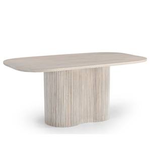 Mesa de comedor cuadrada moderna de madera maciza para muebles de hogar para cocina Bar Sala de estar Entrada de hotel - Product Image 1