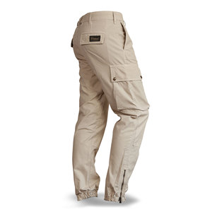 Pantalon cargo vintage pour homme Pantalon de travail durable multi-poches pour l'extérieur pour la construction, la randonnée, le camping, taille moyenne, été léopard - Product Image 3