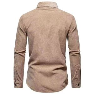 เสื้อเชิ้ตผู้ชายแขนยาวสำหรับธุรกิจ ผ้าซาตินถัก ระบายอากาศ สีพื้น ปรับแต่งโลโก้ได้ คุณภาพสูง ไซส์ใหญ่ ODM - Product Image 2