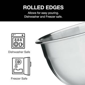 Versatile 18cm Stainless Steel <b>Mixing</b> <b>Bowl</b> <b>with</b> <b>Lid</b>: Perfect for Cooking, Food Storage, and Meal Preparation - Product Image 3