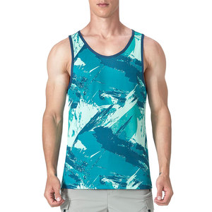เสื้อกล้ามผู้ชายแห้งเร็วสำหรับใส่ออกกำลังกายโลโก้ได้ตามต้องการ - Product Image 1