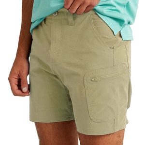 Shorts de pêche à taille élastique, shorts de pêche confortables, shorts légers, extensibles dans 4 directions, vêtements de sport athlétiques, vêtements de plage et de bain - Product Image 1