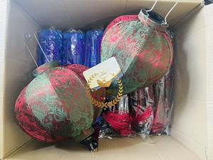 Lanternes en soie vietnamienne de haute qualité pour une ambiance de villégiature et une décoration élégante, construction en tissu pur, rehaussez votre espace - Product Image 2