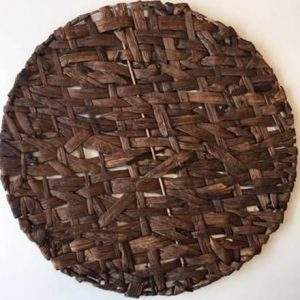 Alfombra de suelo de jacinto de agua tejida a mano estilo hierba marina natural eco acento rústico para la decoración del espacio vital - Product Image 2