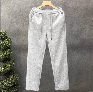 Pantalones Deportivos Grises de Pierna Recta para Hombre y Mujer, Casuales, de Cintura Baja, Modernos, Ligeros, para Deporte y Ocio, Novedad de Invierno, Versátiles - Product Image 4