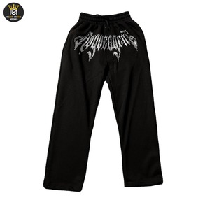 Survêtement d'hiver pour homme à capuche, design personnalisé, contraste de couleurs, strass, 100% coton, qualité supérieure, respirant, écologique - Product Image 3